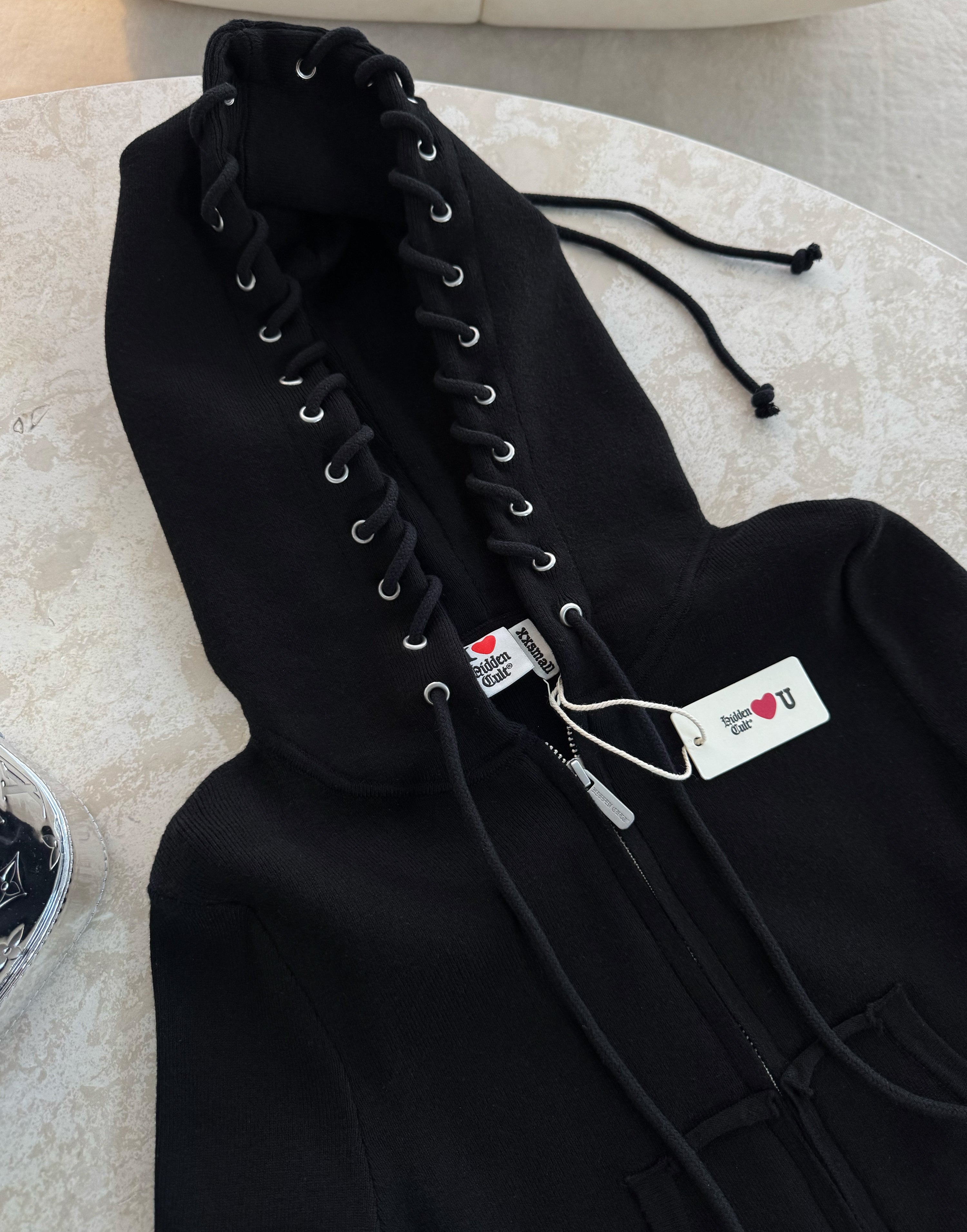SIGN UP - Jet Black Soft Knit Set
