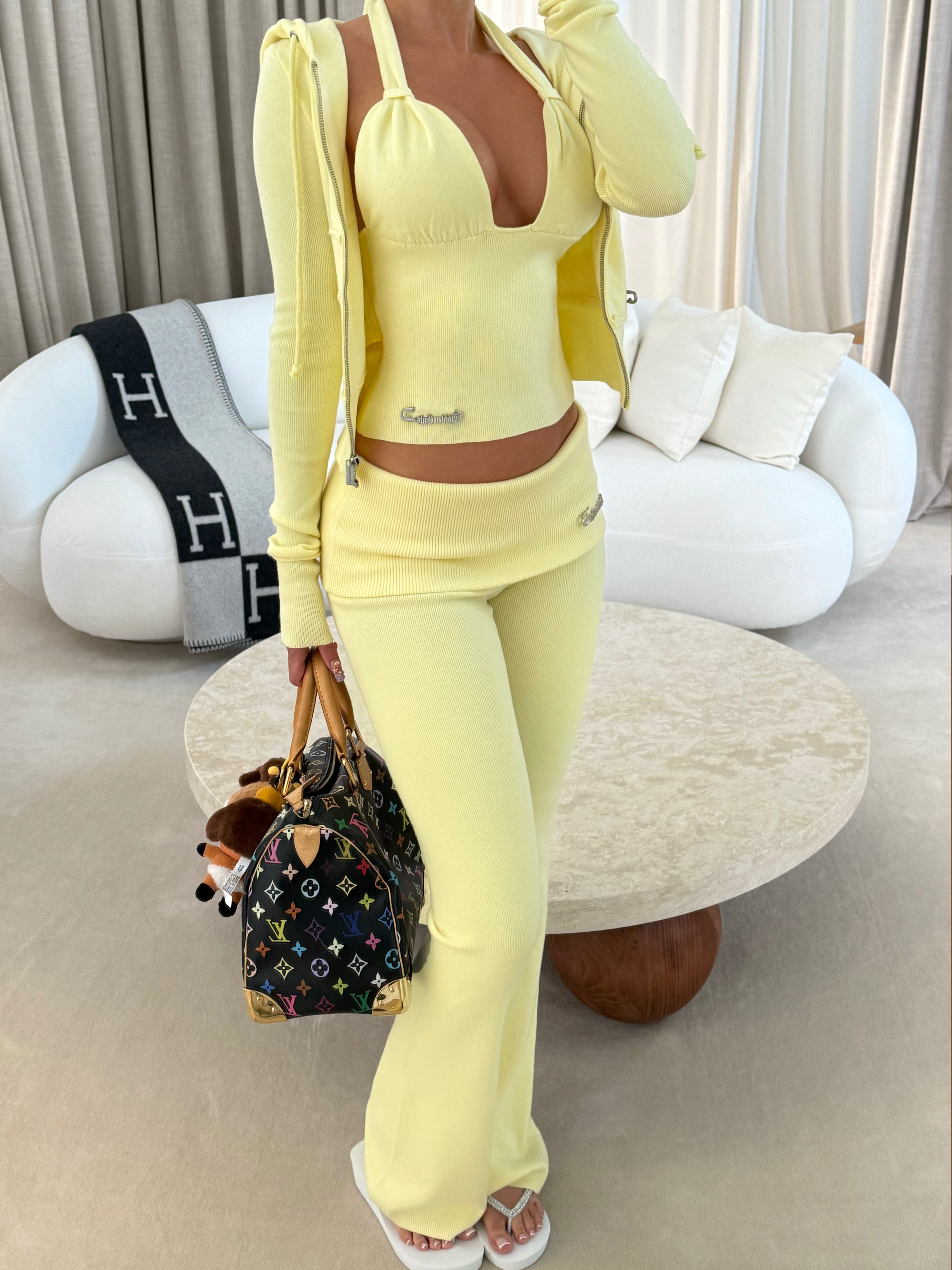 Yuzu Soft Knit Halter Top