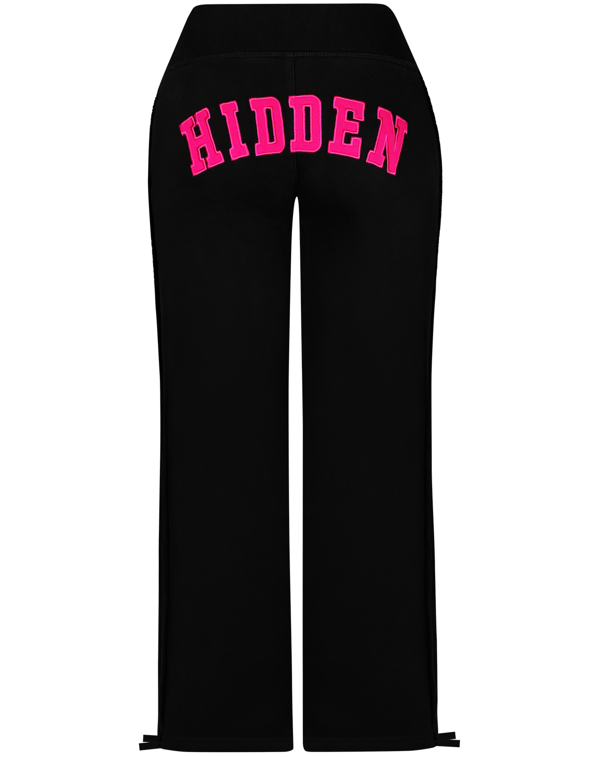 HIDDEN CULT® Black Raspberry Lace Front Pants Logo butt Sweatsuit y2k Tall Friendly Women's TikTok