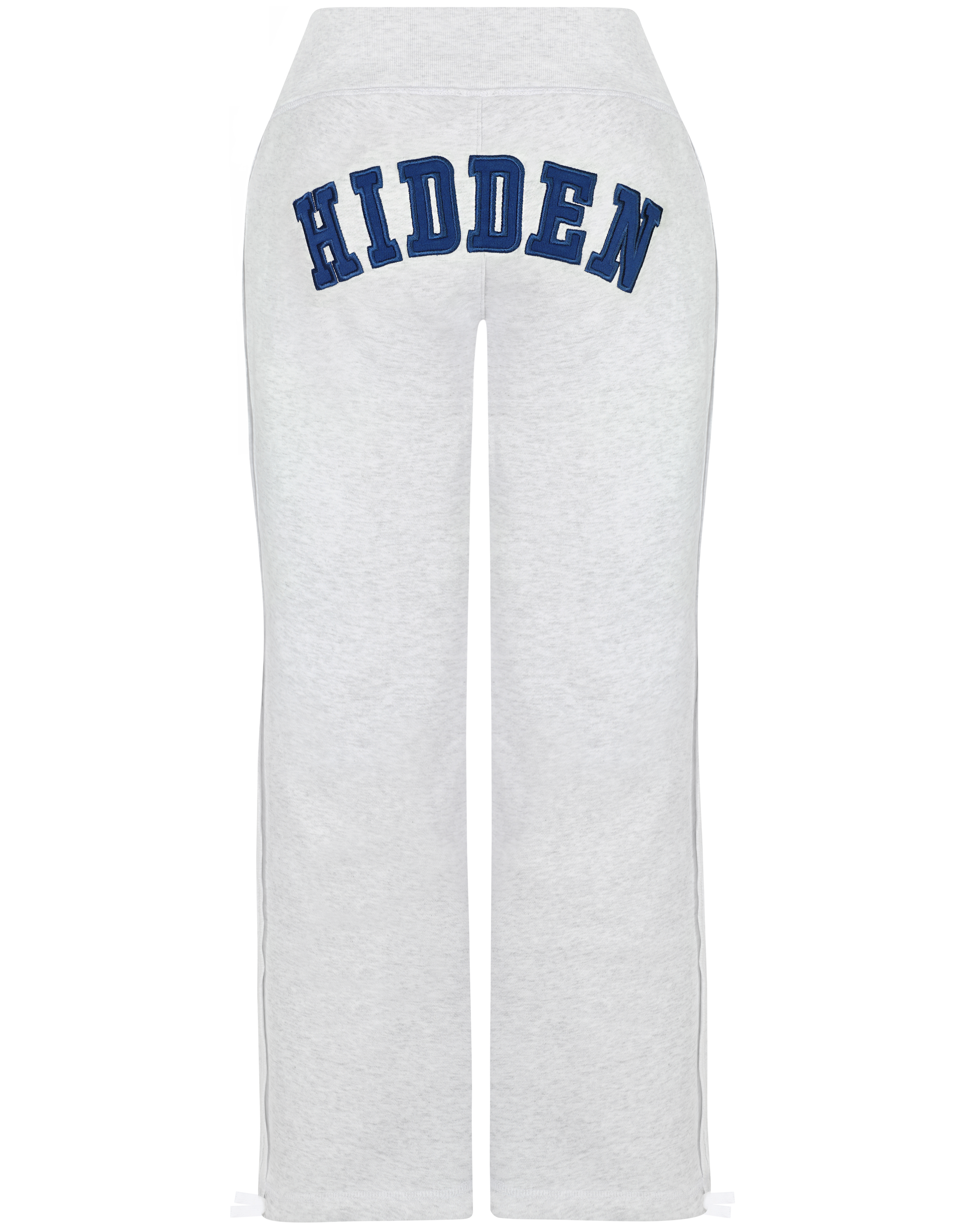 HIDDEN CULT® Navy Cloud Grey Lace Front Pants y2k Bootcut pants Marl Tall Friendly Women's TikTok