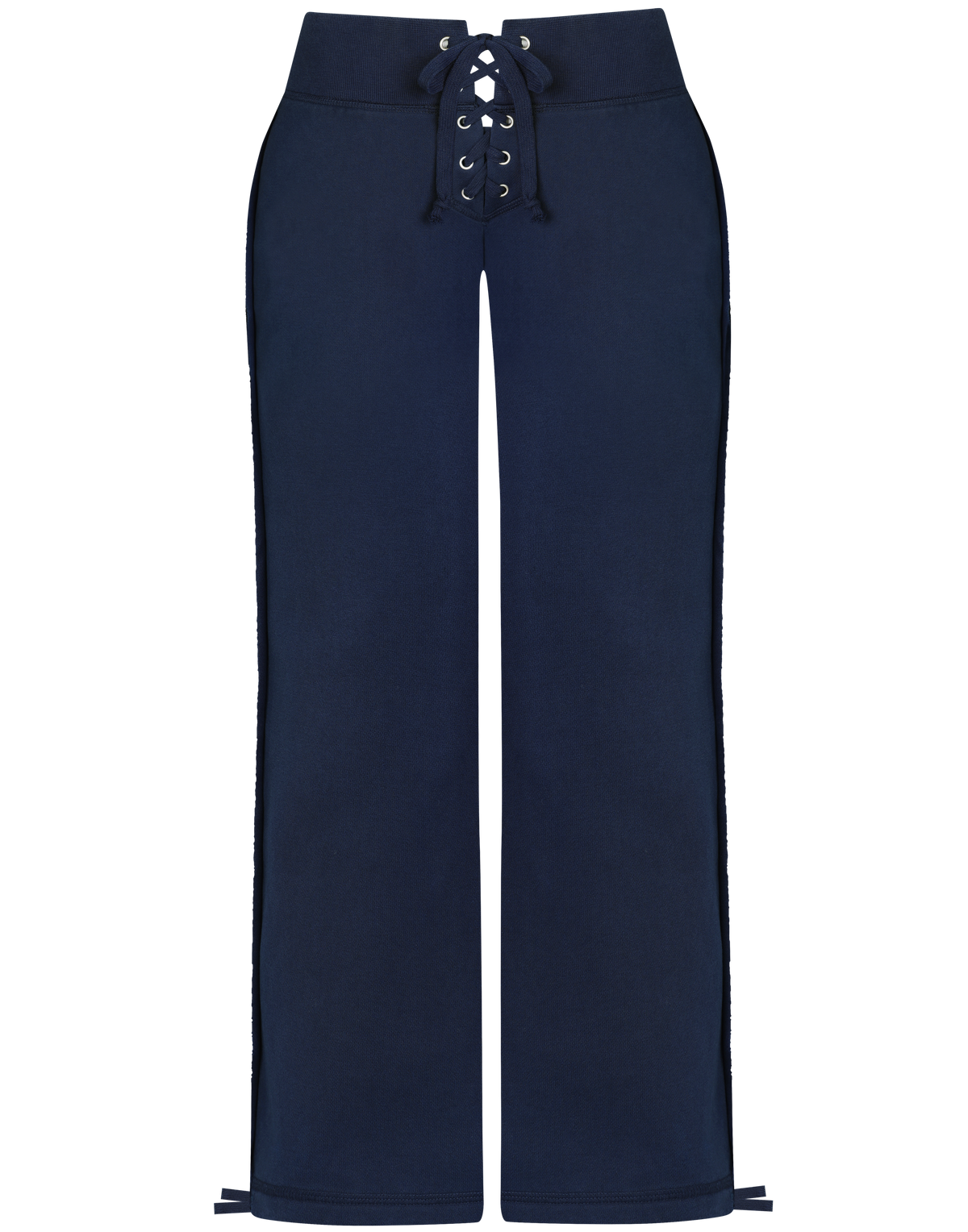 HIDDEN CULT® Blueprint Lace Front Pants Navy Blue Dark Sweatsuit y2k Tall Friendly Women's TikTok