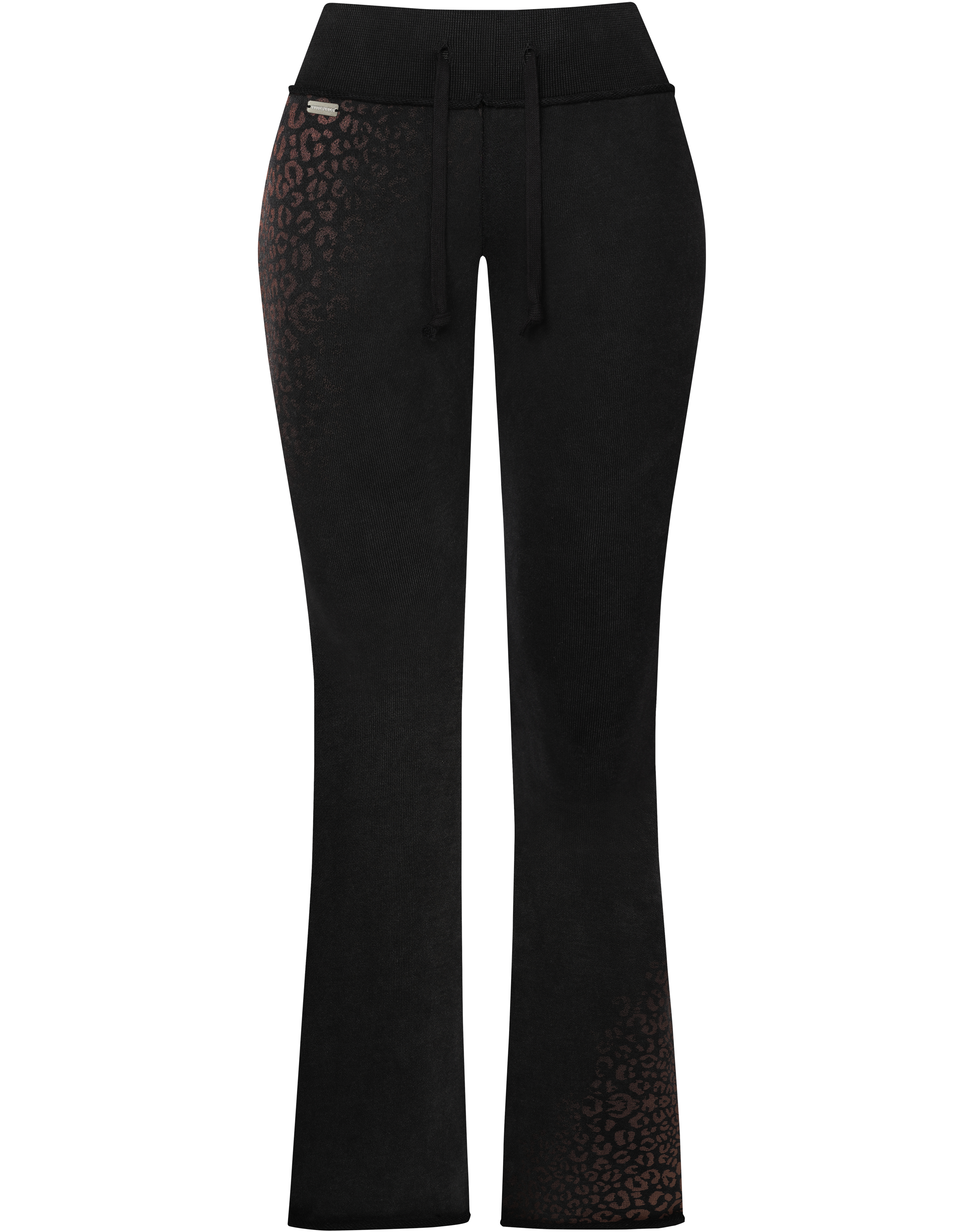 HIDDEN CULT Vintage Black Cheetah Low Rise Pants y2k Bootcut pants Tall Friendly Leopard TikTok