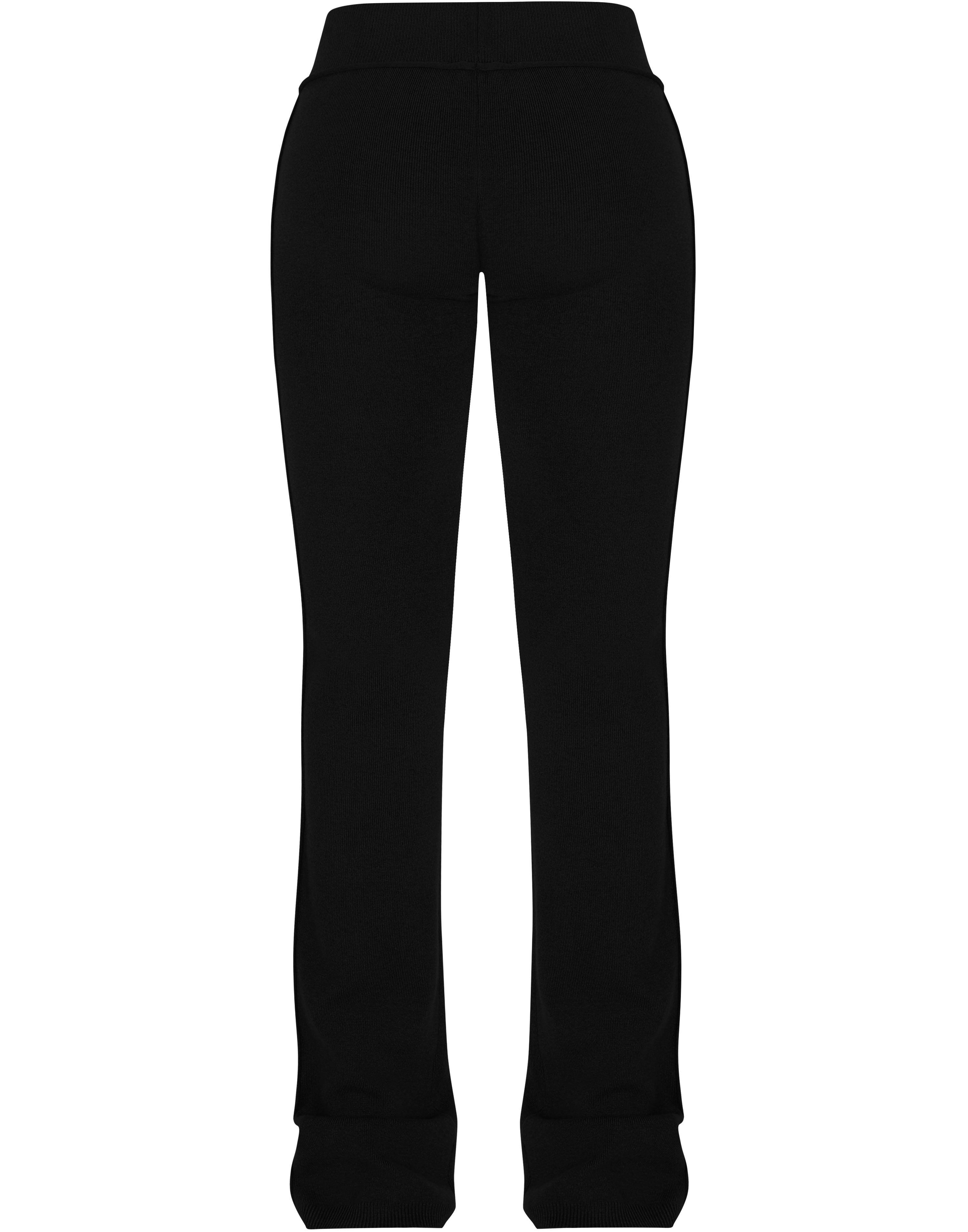 HIDDEN CULT Jet Black Soft Knit Set Knit Pants Sweater Sweatsuit Women's TikTok Tall Friendly