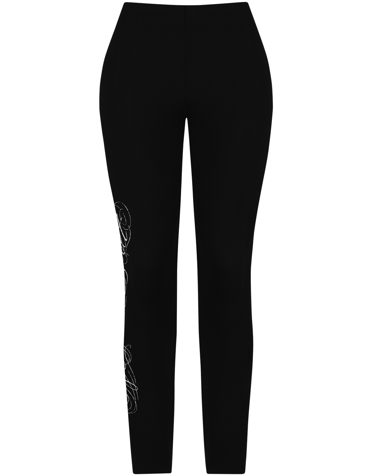 HIDDEN CULT Smooth Signature Leggings Black Stretch Gym Bodycon Athleisure Workout Tall TikTok